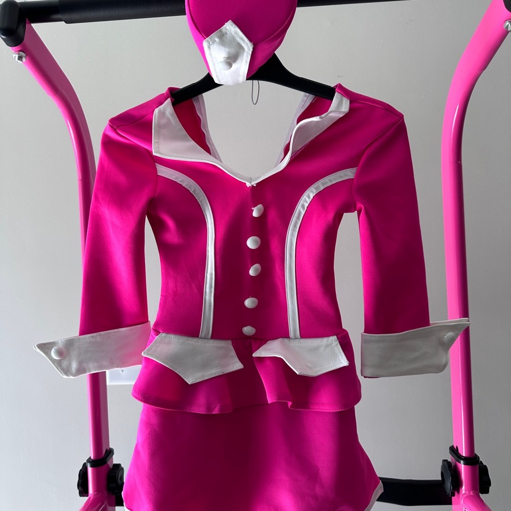 Weissman Pink and White Kids Dance Costume